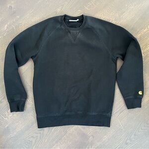 Carhartt WIP Black Chase Sweatshirt size M